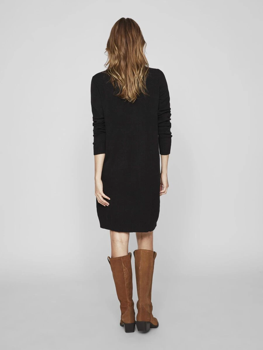 Vila LONGSLEEVE GEBREIDE JURK 2 Vila LONGSLEEVE GEBREIDE JURK - Afbeelding 2