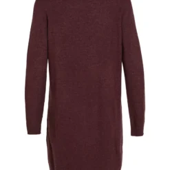 Vila LONGSLEEVE GEBREIDE JURK -Goedkope Fraaie Mod Winkel 14042768 Winetasting 999381 002