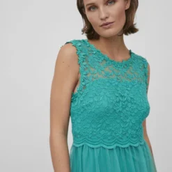 Vila KANTEN MAXI JURK 8 Vila KANTEN MAXI JURK -Goedkope Fraaie Mod Winkel 14052673 Alhambra 1038645 006