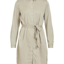 Vila STRIKKOORD IN DE TAILLE DENIM JURK 11 Vila STRIKKOORD IN DE TAILLE DENIM JURK -Goedkope Fraaie Mod Winkel 14054674 SimplyTaupe 001