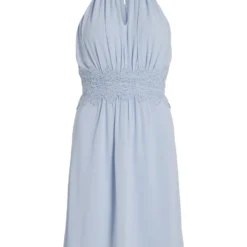 Vila HALTERNECK MINI JURK -Goedkope Fraaie Mod Winkel 14057364 KentuckyBlue 1038579 001
