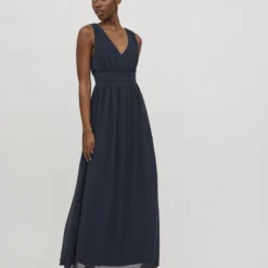 Vila STRIKKOORD OP DE RUG MAXI JURK