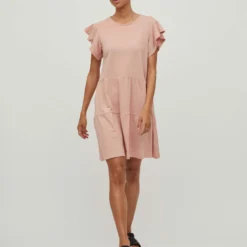 Vila KAPMOUW MINI JURK 9 Vila KAPMOUW MINI JURK -Goedkope Fraaie Mod Winkel 14059946 MistyRose 985804 005