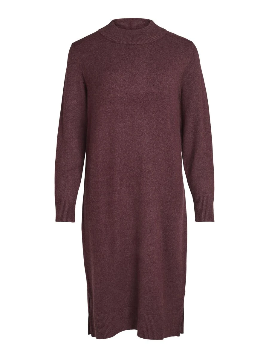 Vila LANGE MOUWEN RONDE HALSLIJN MIDI JURK 5 Vila LANGE MOUWEN RONDE HALSLIJN MIDI JURK - Afbeelding 5