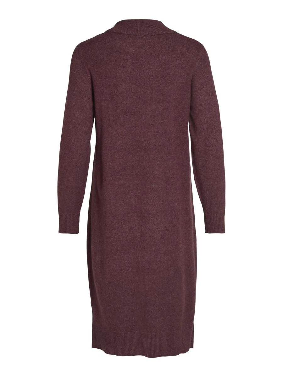 Vila LANGE MOUWEN RONDE HALSLIJN MIDI JURK 6 Vila LANGE MOUWEN RONDE HALSLIJN MIDI JURK - Afbeelding 6