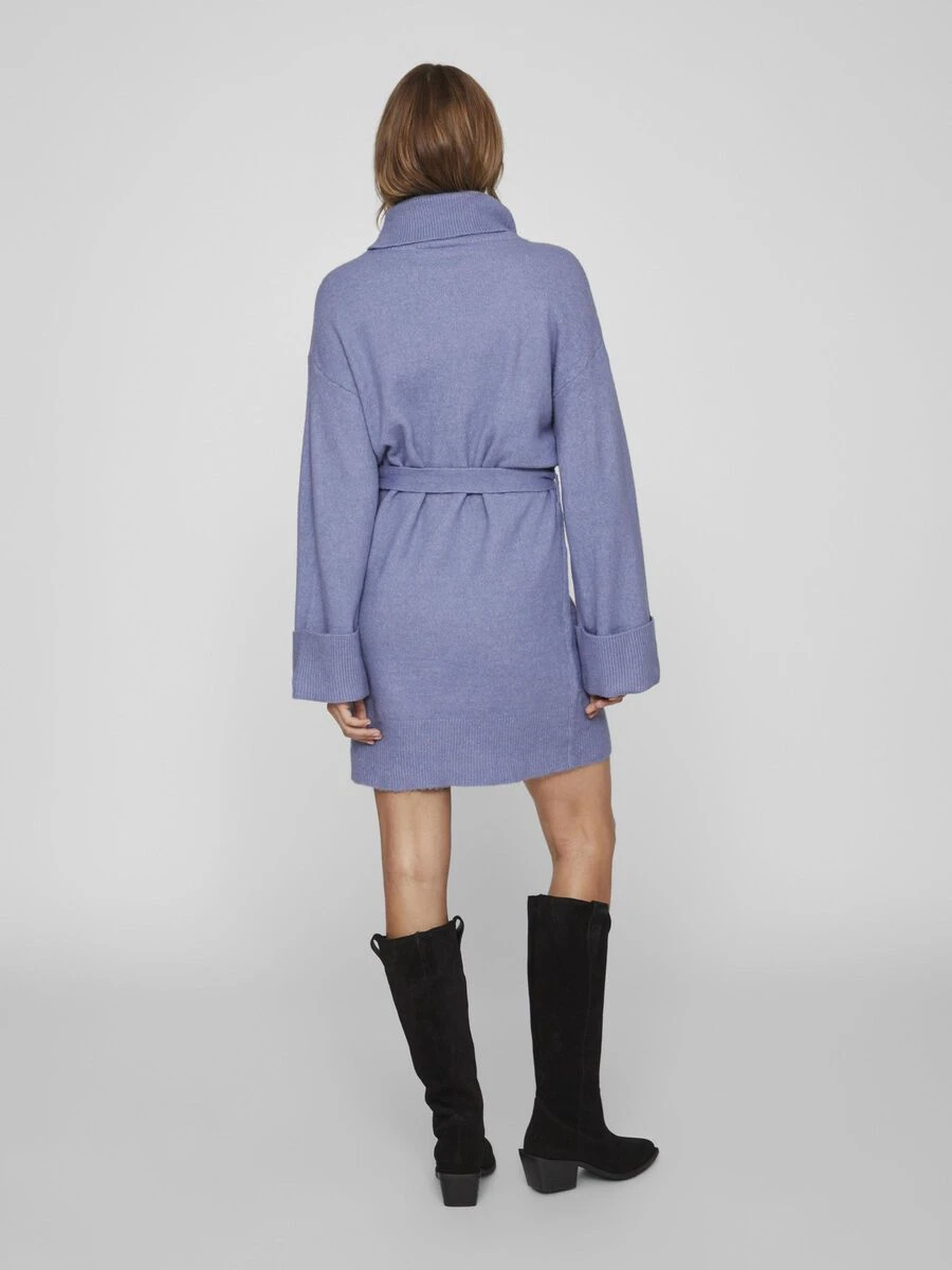 Vila STRIKKOORD IN DE TAILLE GEBREIDE JURK 2 Vila STRIKKOORD IN DE TAILLE GEBREIDE JURK - Afbeelding 2