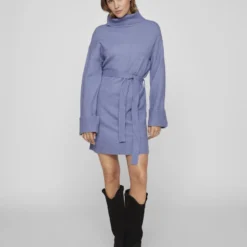 Vila STRIKKOORD IN DE TAILLE GEBREIDE JURK 9 Vila STRIKKOORD IN DE TAILLE GEBREIDE JURK -Goedkope Fraaie Mod Winkel 14061999 EnglishManor 005