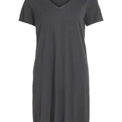 Vila KORTE MOUWEN MIDI JURK 10 Vila KORTE MOUWEN MIDI JURK -Goedkope Fraaie Mod Winkel 14067271 Black 001