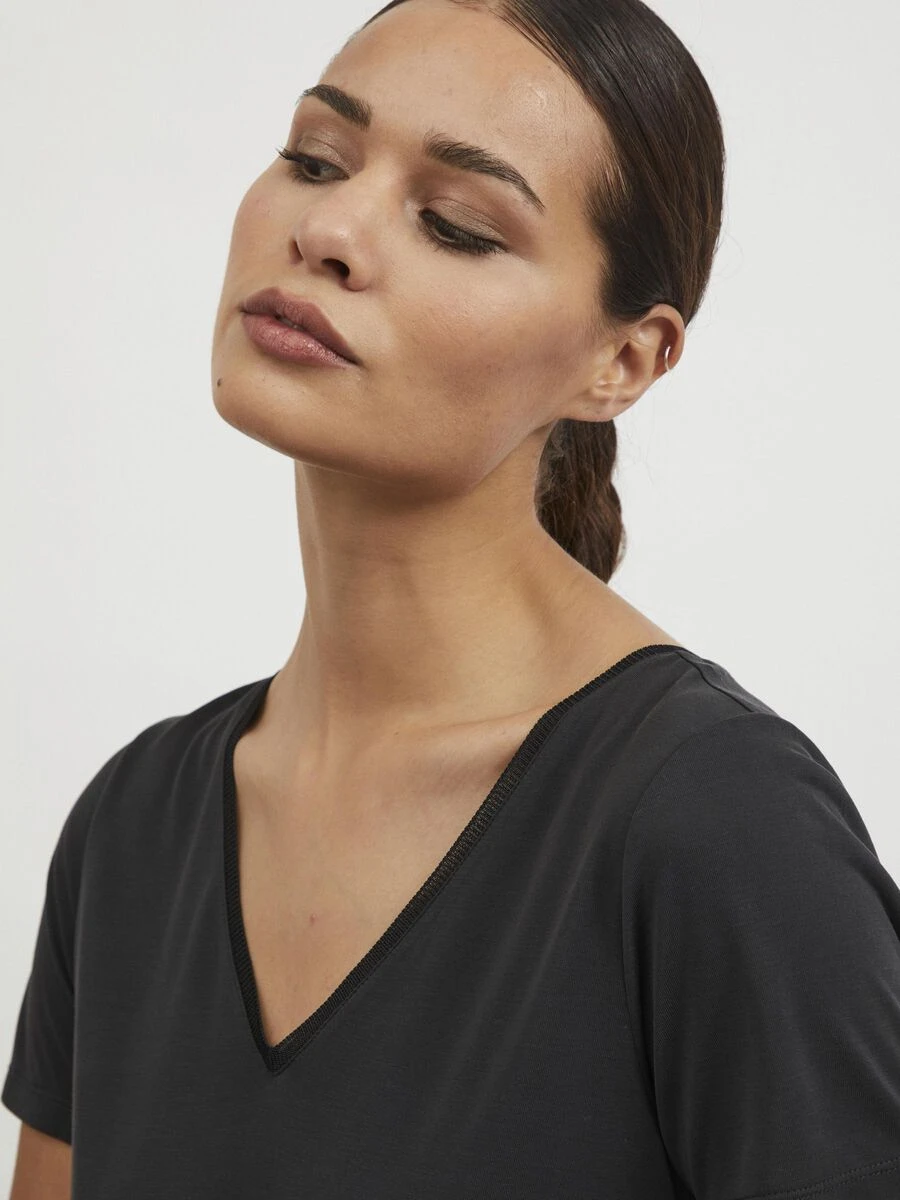 Vila KORTE MOUWEN MIDI JURK 3 Vila KORTE MOUWEN MIDI JURK - Afbeelding 3