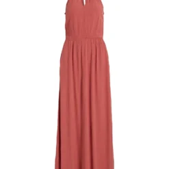 Vila MOUWLOOS MAXI JURK -Goedkope Fraaie Mod Winkel 14067919 DustyCedar 1055049 001