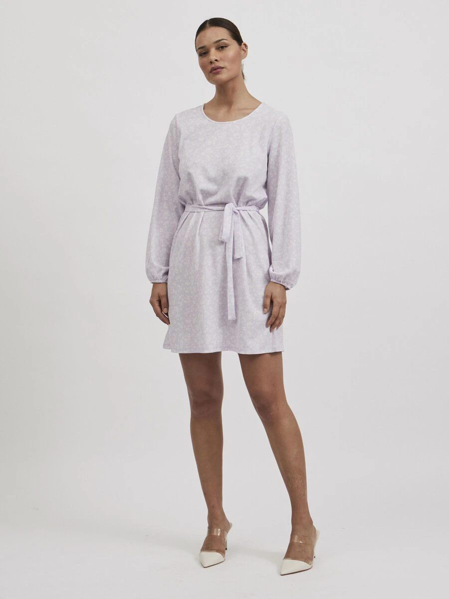 Vila GEBLOEMDE MINI JURK 1 Vila GEBLOEMDE MINI JURK