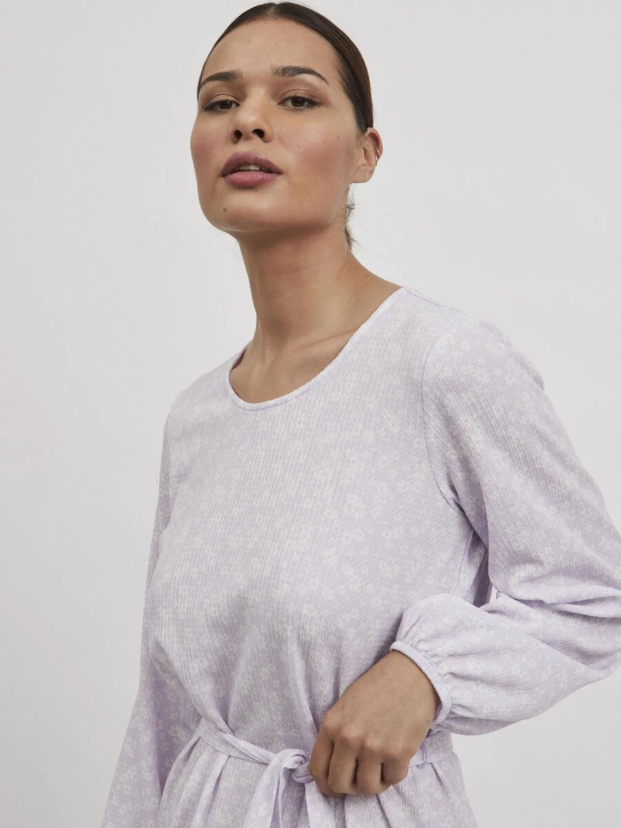 Vila GEBLOEMDE MINI JURK 4 Vila GEBLOEMDE MINI JURK - Afbeelding 4