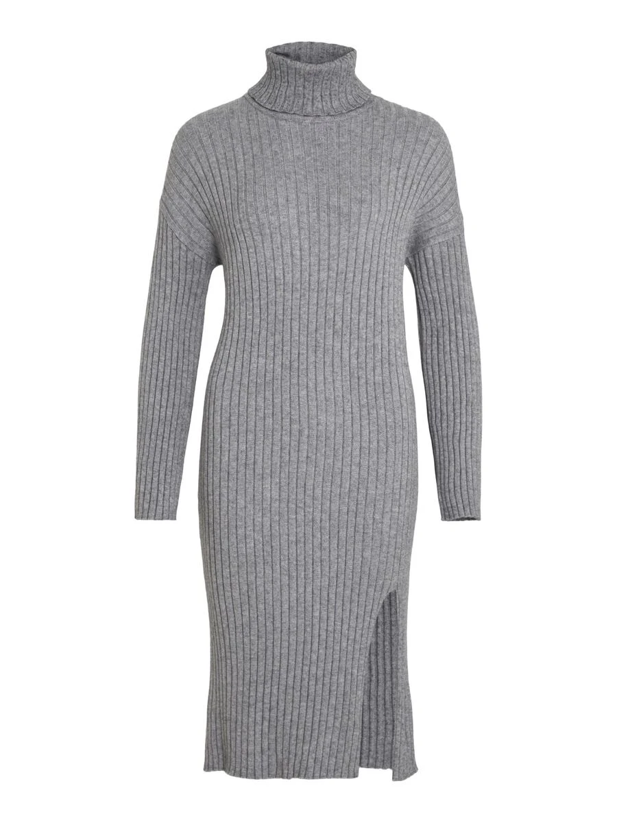 Vila GEBREIDE COL MIDI JURK 6 Vila GEBREIDE COL MIDI JURK - Afbeelding 6