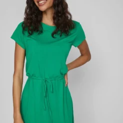 Vila STRIKCEINTUUR IN DE TAILLE MINI JURK -Goedkope Fraaie Mod Winkel 14071065 JellyBean 006