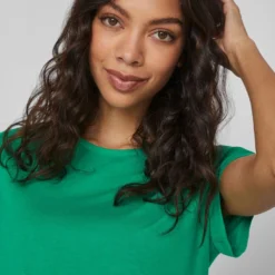 Vila STRIKCEINTUUR IN DE TAILLE MINI JURK -Goedkope Fraaie Mod Winkel 14071065 JellyBean 007