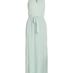 Vila GEPLOOID MAXI JURK 11 Vila GEPLOOID MAXI JURK -Goedkope Fraaie Mod Winkel 14071709 CameoGreen 001
