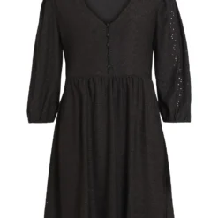 Vila 3/4-MOUWEN MINI JURK 11 Vila 3/4-MOUWEN MINI JURK -Goedkope Fraaie Mod Winkel 14073791 Black 001