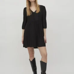 Vila 3/4-MOUWEN MINI JURK 9 Vila 3/4-MOUWEN MINI JURK -Goedkope Fraaie Mod Winkel 14073791 Black 005