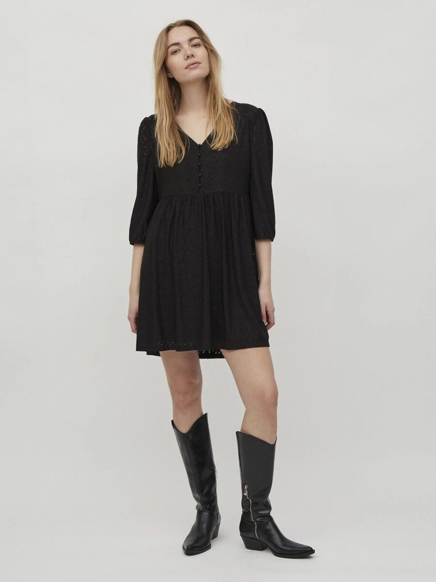 Vila 3/4-MOUWEN MINI JURK 4 Vila 3/4-MOUWEN MINI JURK - Afbeelding 4