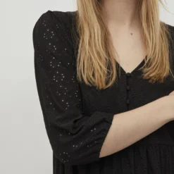 Vila 3/4-MOUWEN MINI JURK 10 Vila 3/4-MOUWEN MINI JURK -Goedkope Fraaie Mod Winkel 14073791 Black 007