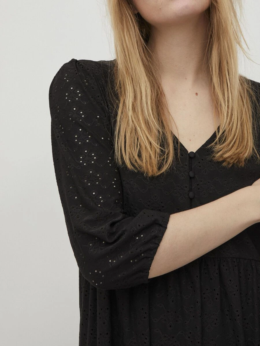 Vila 3/4-MOUWEN MINI JURK 5 Vila 3/4-MOUWEN MINI JURK - Afbeelding 5