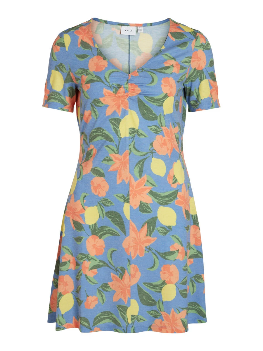 Vila KORTE MOUWEN MINI JURK 6 Vila KORTE MOUWEN MINI JURK - Afbeelding 6