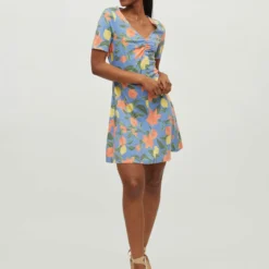 Vila KORTE MOUWEN MINI JURK