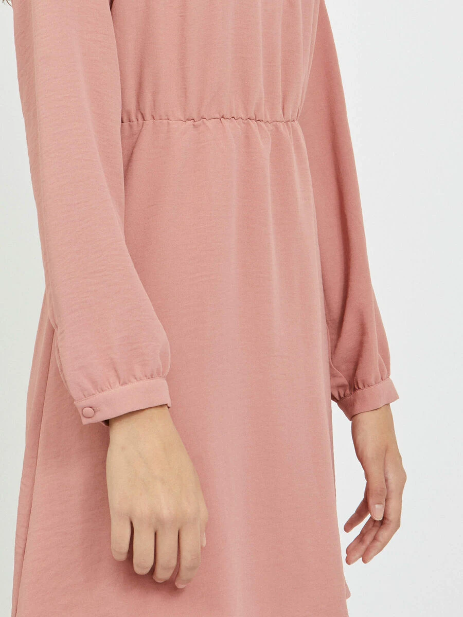 Vila V-HALS MET LANGE MOUWEN MINI JURK 5 Vila V-HALS MET LANGE MOUWEN MINI JURK - Afbeelding 5