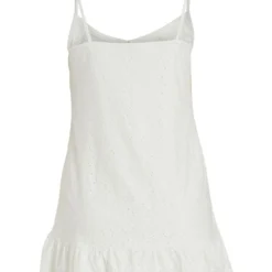 Vila PETITE - MOUWLOZE MINI JURK -Goedkope Fraaie Mod Winkel 14074320 CloudDancer 002