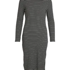 Vila LANGE MOUWEN BODYCON JURK -Goedkope Fraaie Mod Winkel 14074533 Black 981865 001