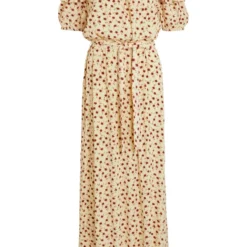 Vila OFF-SHOULDER MAXI JURK 10 Vila OFF-SHOULDER MAXI JURK -Goedkope Fraaie Mod Winkel 14075383 Sunlight 940968 001
