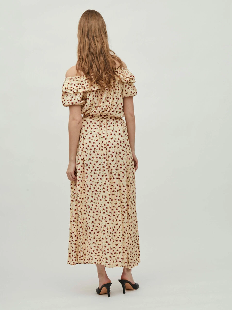 Vila OFF-SHOULDER MAXI JURK 2 Vila OFF-SHOULDER MAXI JURK - Afbeelding 2