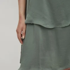 Vila GELAAGDE MINI JURK -Goedkope Fraaie Mod Winkel 14075425 LaurelWreath 007