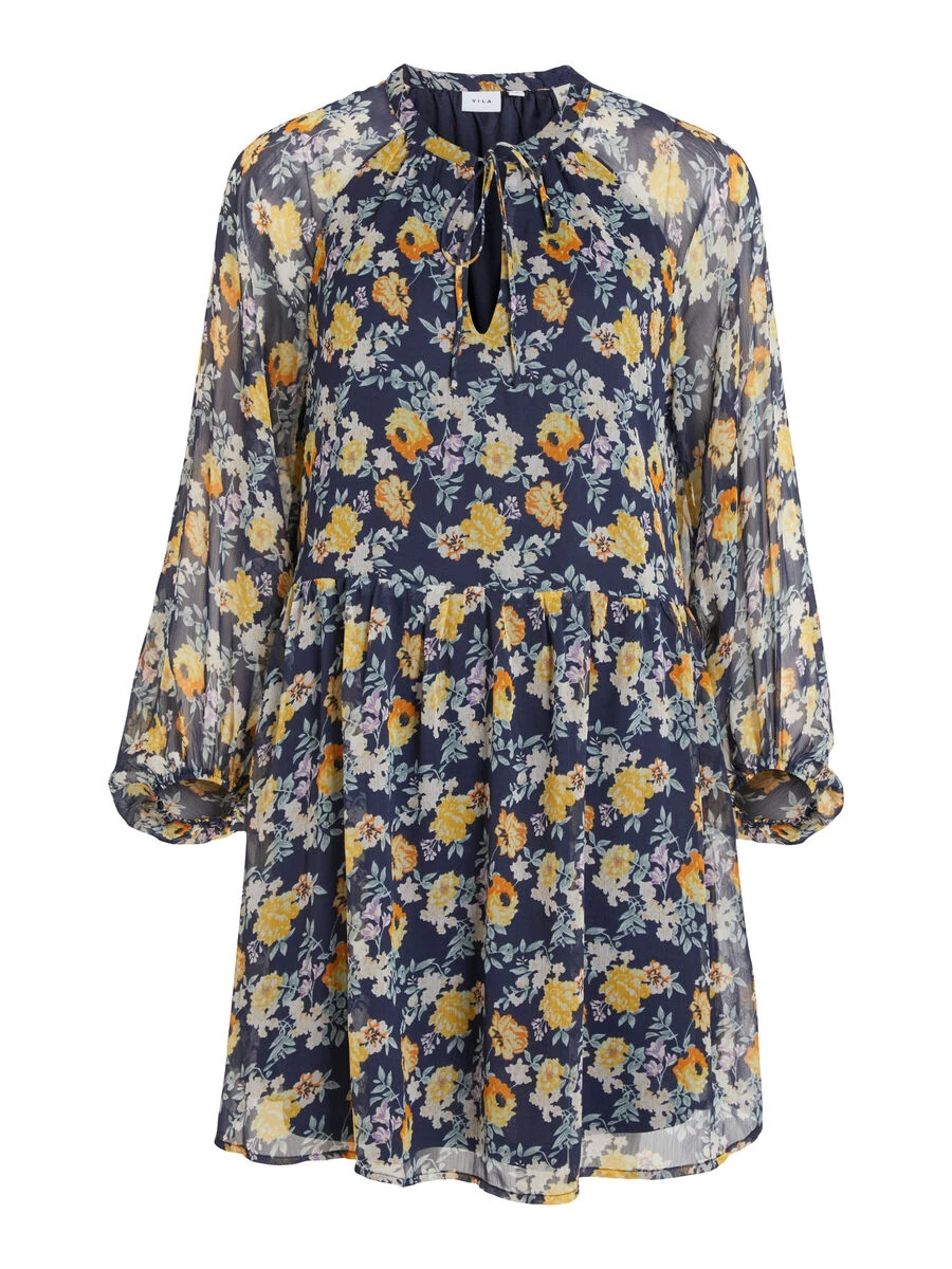 Vila GEDESSINEERD MINI JURK 6 Vila GEDESSINEERD MINI JURK - Afbeelding 6