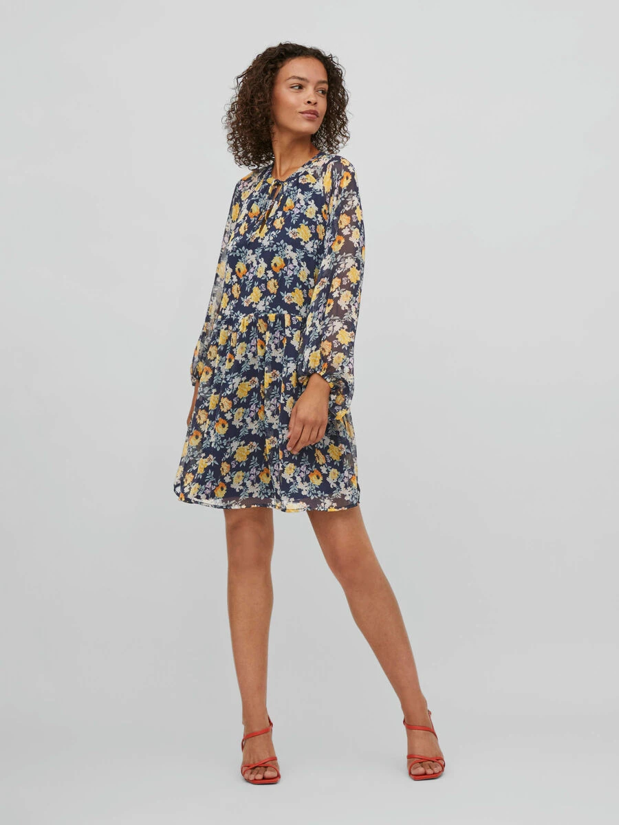 Vila GEDESSINEERD MINI JURK 1 Vila GEDESSINEERD MINI JURK