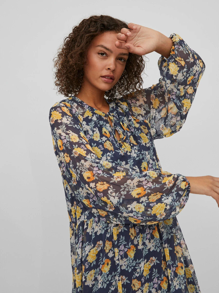 Vila GEDESSINEERD MINI JURK 3 Vila GEDESSINEERD MINI JURK - Afbeelding 3