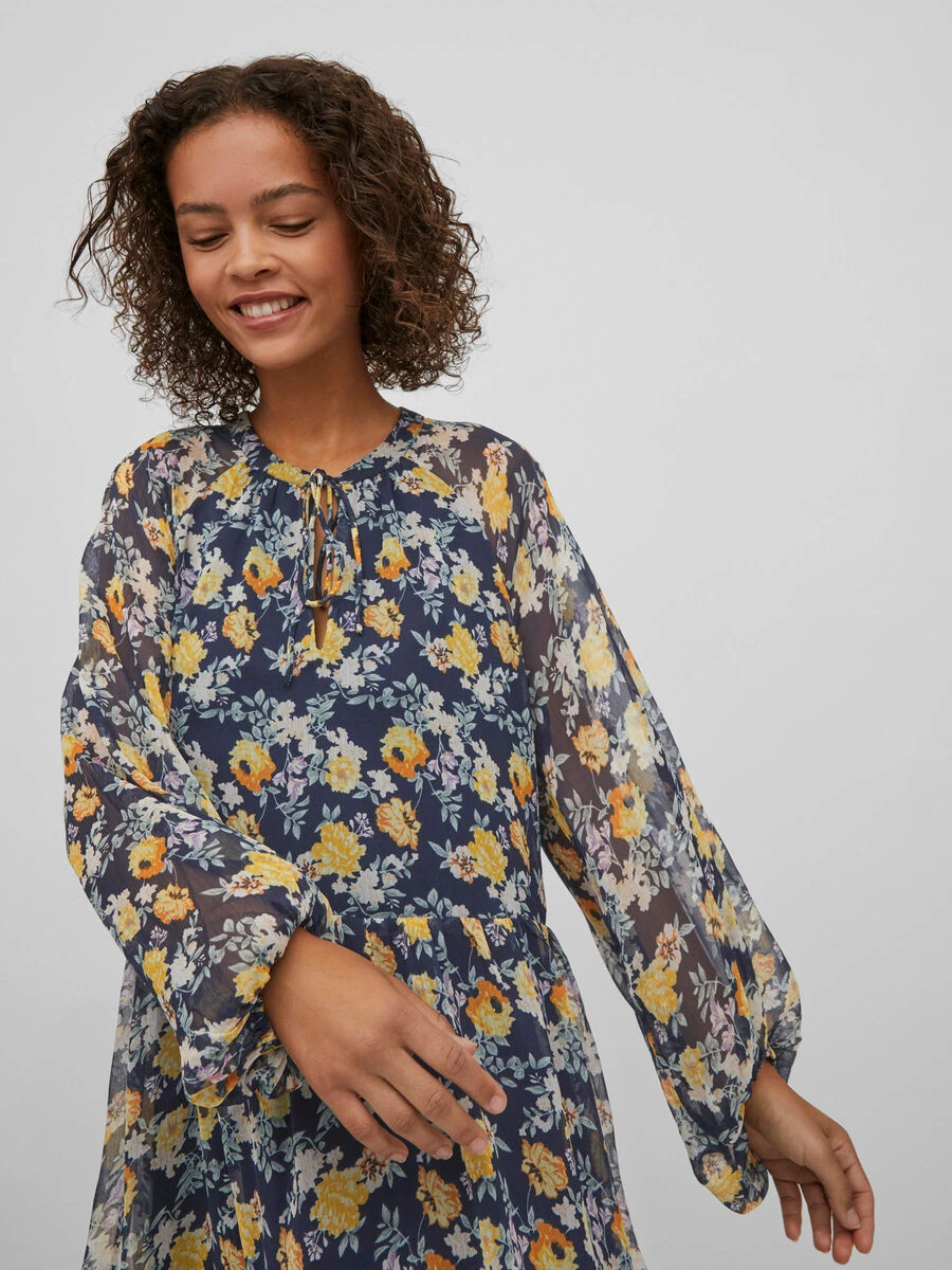 Vila GEDESSINEERD MINI JURK 5 Vila GEDESSINEERD MINI JURK - Afbeelding 5