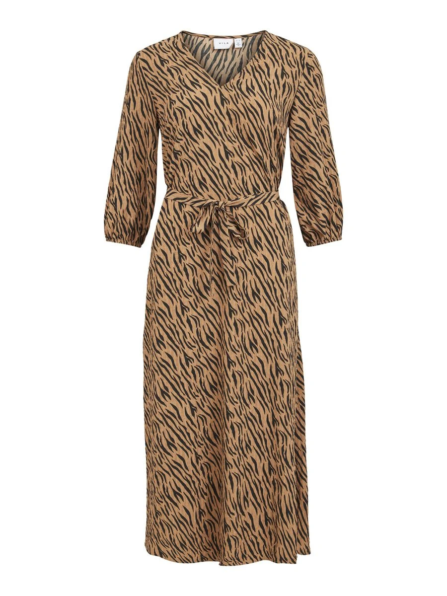 Vila 3/4 MOUWEN MIDI JURK 6 Vila 3/4 MOUWEN MIDI JURK - Afbeelding 6