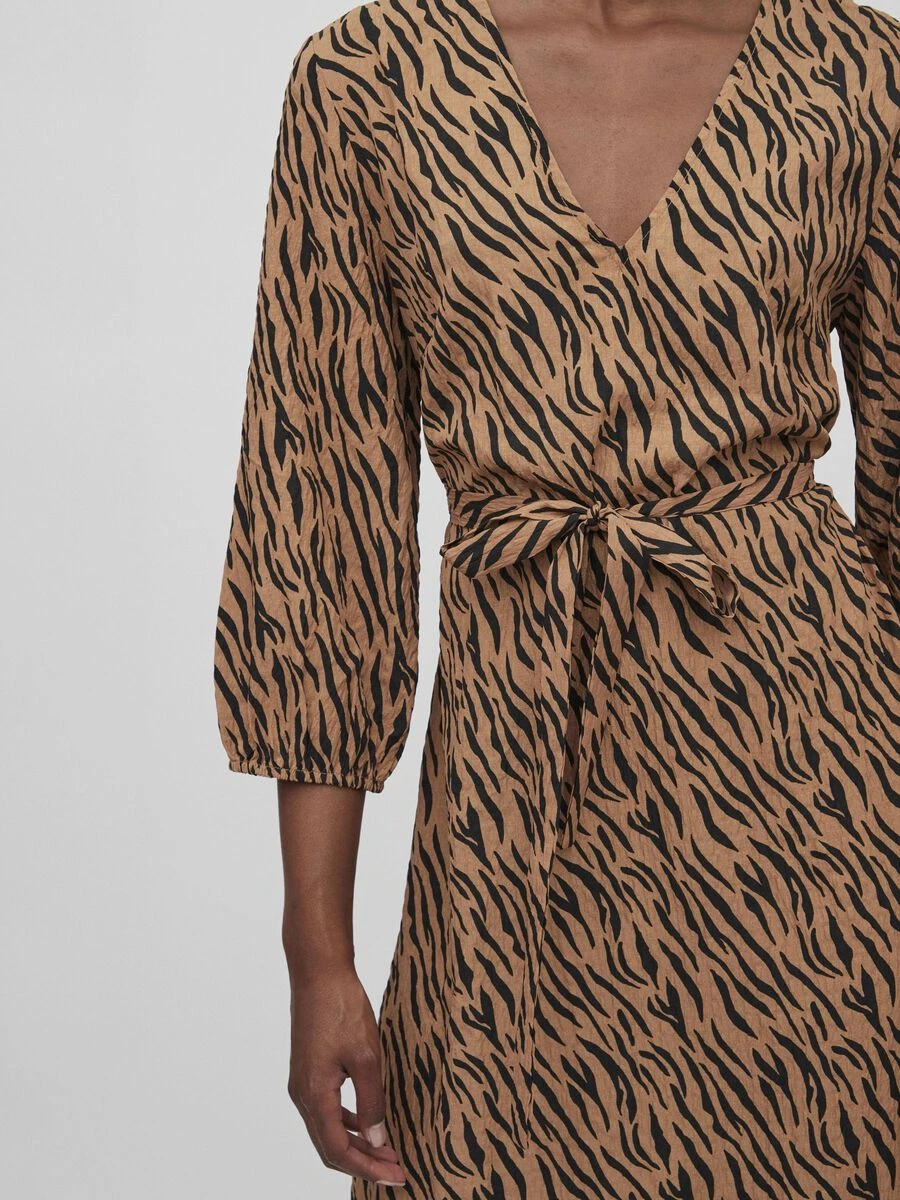 Vila 3/4 MOUWEN MIDI JURK 3 Vila 3/4 MOUWEN MIDI JURK - Afbeelding 3