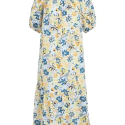 Vila GEBLOEMDE MAXI JURK 11 Vila GEBLOEMDE MAXI JURK -Goedkope Fraaie Mod Winkel 14075946 CloudDancer 947236 001