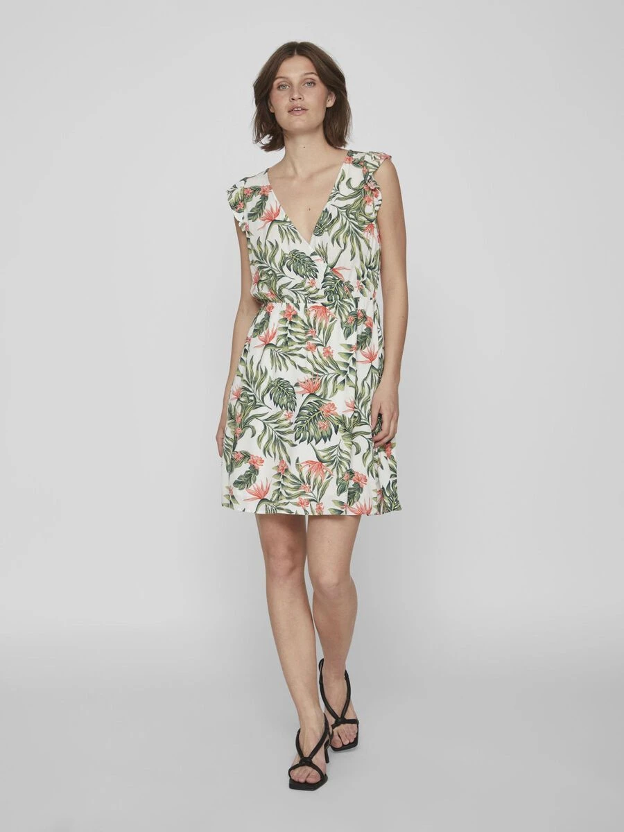 Vila MOUWLOOS KORTE JURK 4 Vila MOUWLOOS KORTE JURK - Afbeelding 4