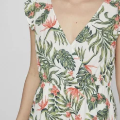 Vila MOUWLOOS KORTE JURK 8 Vila MOUWLOOS KORTE JURK -Goedkope Fraaie Mod Winkel 14077312 SnowWhite 1056957 006