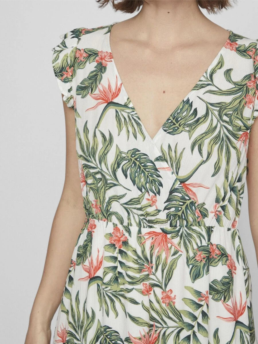 Vila MOUWLOOS KORTE JURK 3 Vila MOUWLOOS KORTE JURK - Afbeelding 3