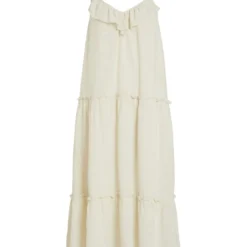 Vila RUCHE MIDI JURK 11 Vila RUCHE MIDI JURK -Goedkope Fraaie Mod Winkel 14077436 Birch 001