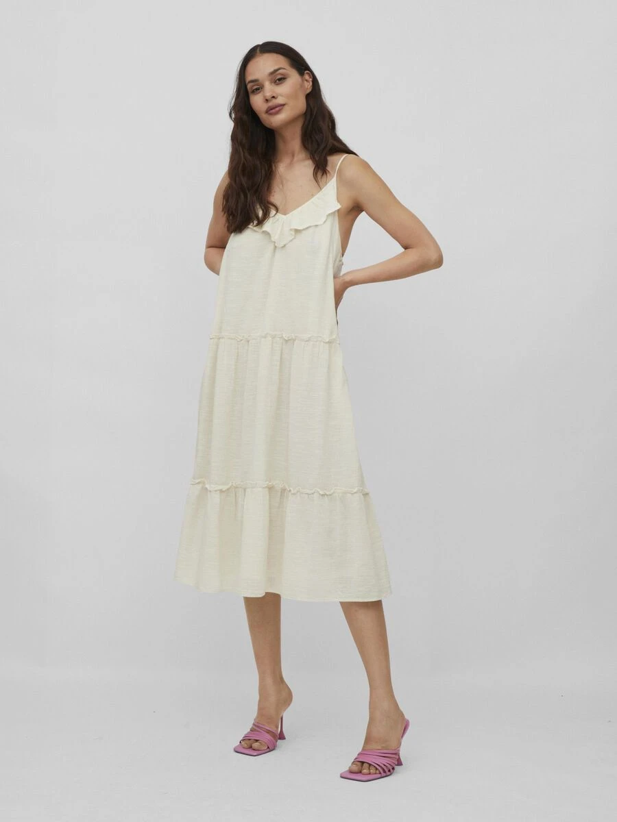 Vila RUCHE MIDI JURK 4 Vila RUCHE MIDI JURK - Afbeelding 4