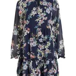 Vila RUCHEDETAILS KORTE JURK -Goedkope Fraaie Mod Winkel 14078426 NavyBlazer 966723 001