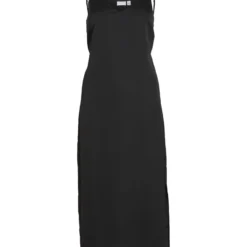 Vila BANDJES LANGE SATIJNEN JURK -Goedkope Fraaie Mod Winkel 14078679 Black 001