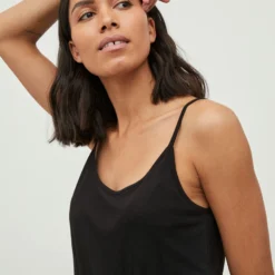 Vila STRAP JURK 10 Vila STRAP JURK -Goedkope Fraaie Mod Winkel 14078779 Black 007