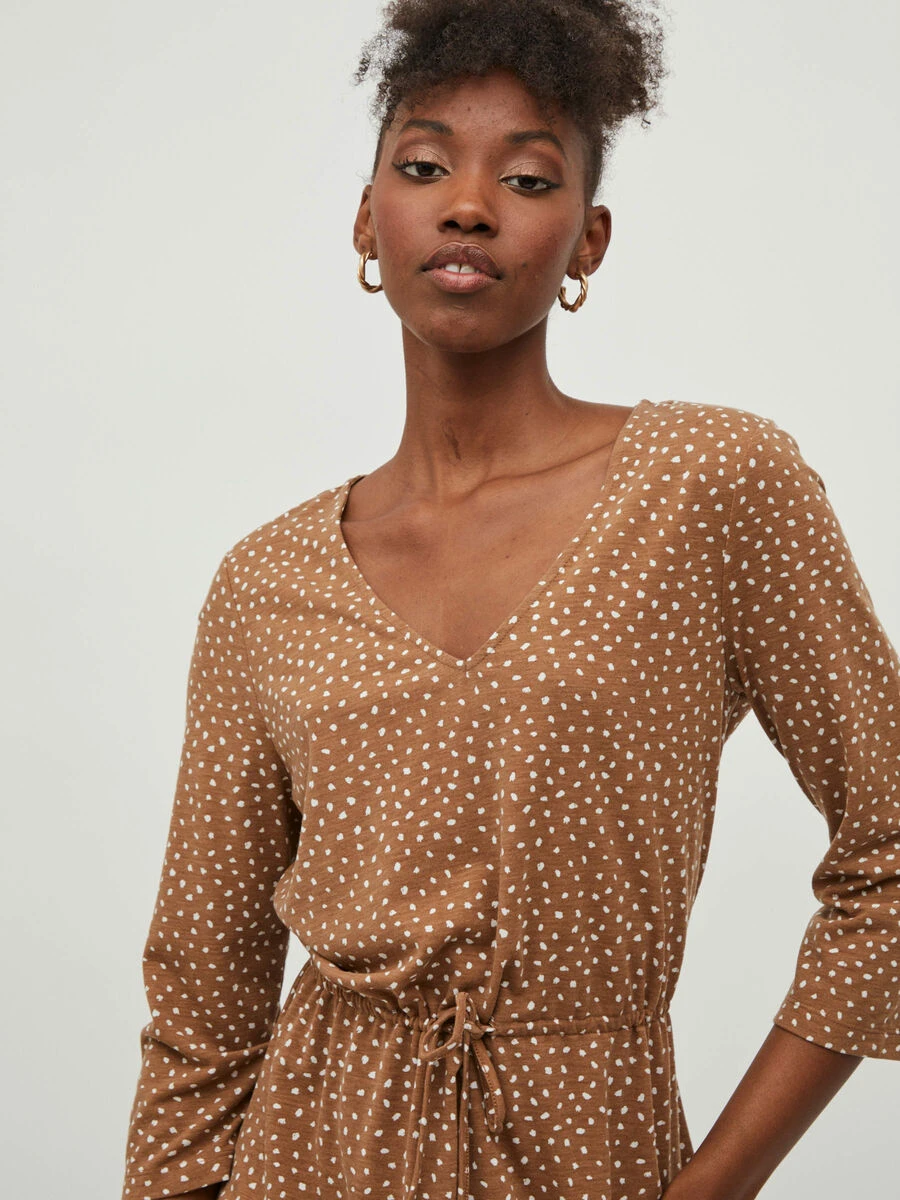 Vila PATROON 3/4-MOUWEN JURK 5 Vila PATROON 3/4-MOUWEN JURK - Afbeelding 5