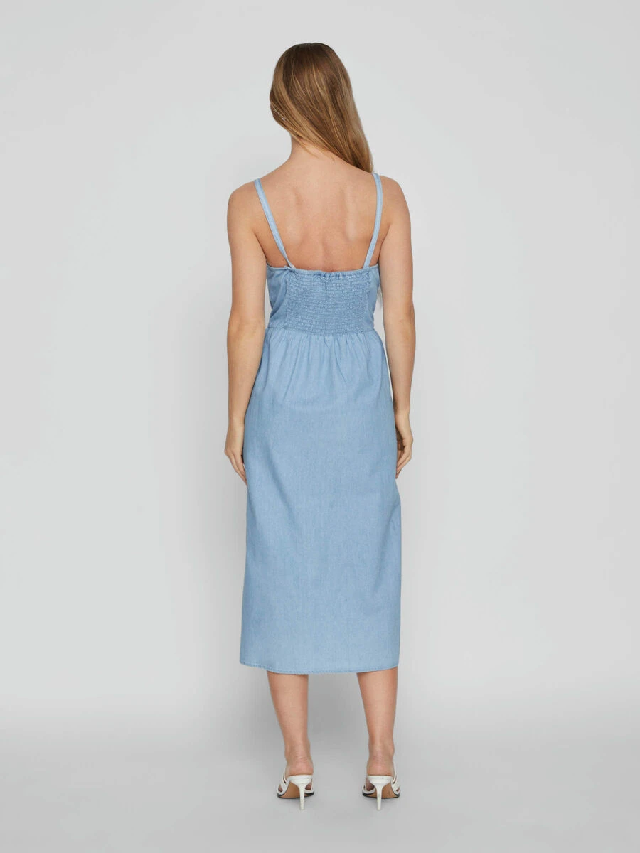 Vila MIDI DENIM JURK 2 Vila MIDI DENIM JURK - Afbeelding 2